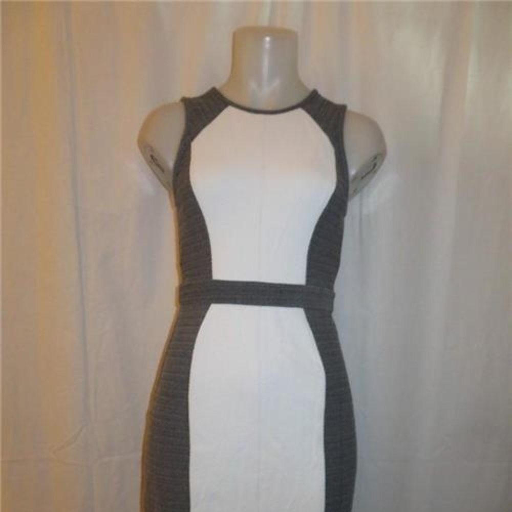 ALI RO GRAY,WHITE DRESS 4